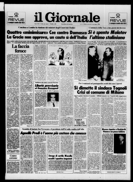 Il giornale : quotidiano del mattino